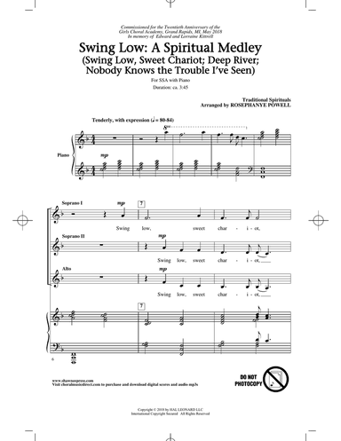 Swing Low: A Choral Medley