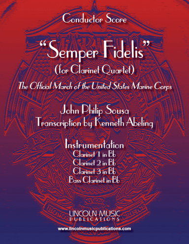 March - Semper Fidelis (for Clarinet Quartet)