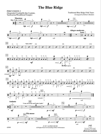 The Blue Ridge: 2nd Percussion