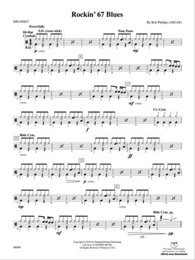 Rockin' 67 Blues: Drums