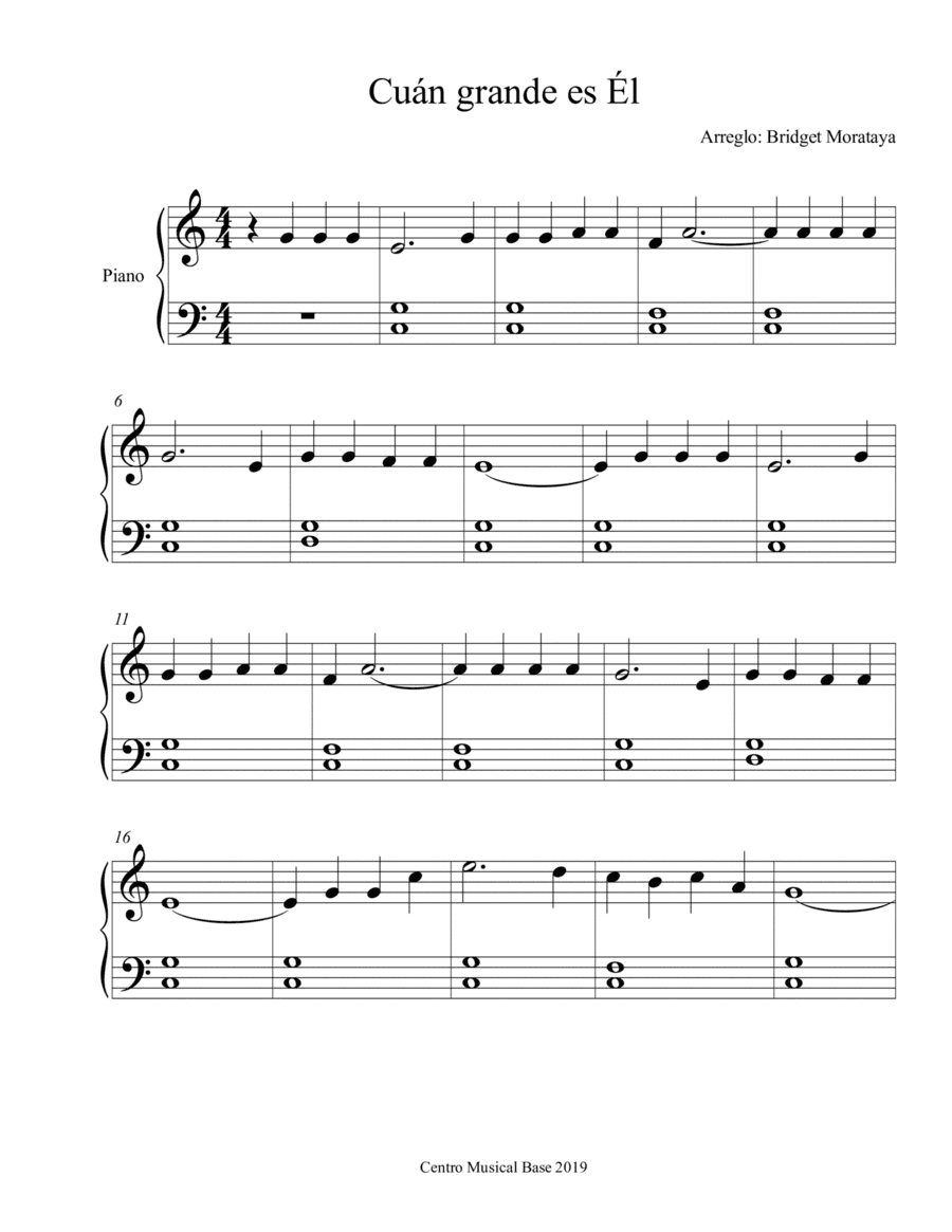 How Great Thou Art (Cuán Grande Es Él)