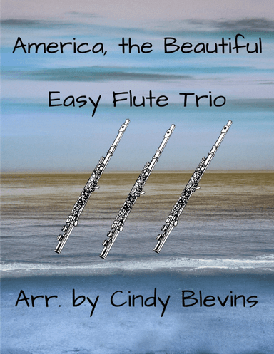 America, the Beautiful, Easy Flute Trio