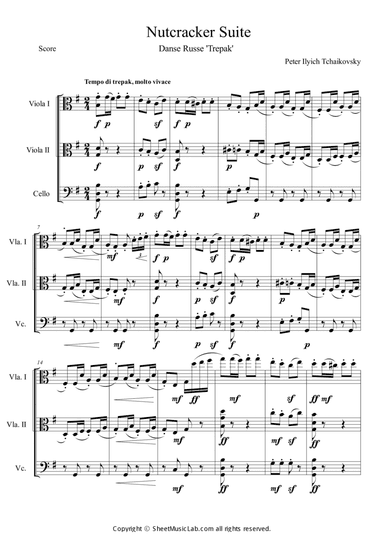 Nutcracker Op.71a - Danse Russe - Trepak