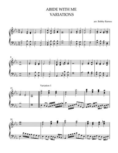 Abide With Me Variations