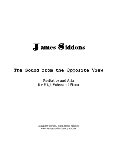 The Sound from the Opposite View