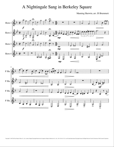 A Nightingale Sang In Berkeley Square