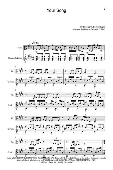 Your Song