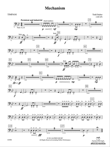 Mechanism: Timpani