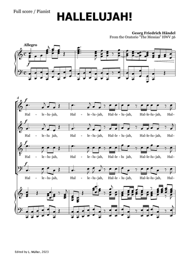 Hallelujah Chorus - C