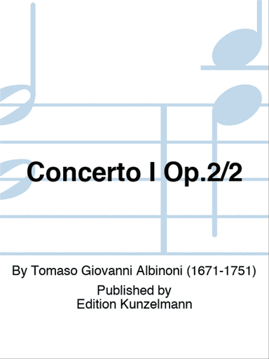 Concerto 1 Op. 2/2