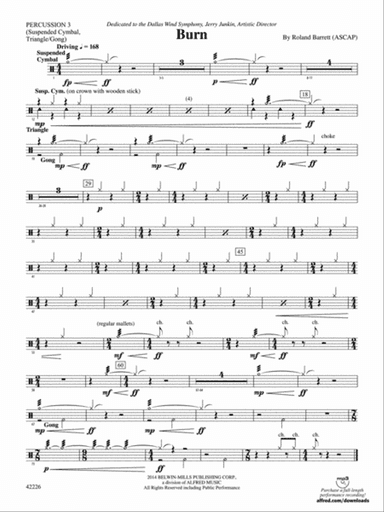 Burn: 3rd Percussion