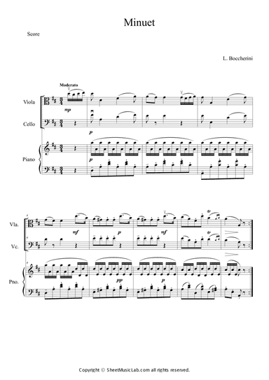 Minuet in D