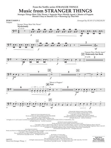 Music from Stranger Things - Percussion 1