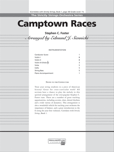 Camptown Races: Score