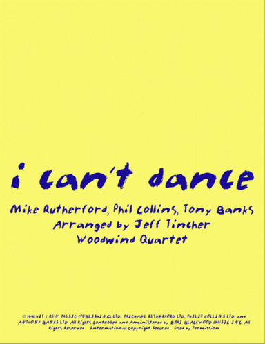I Can't Dance