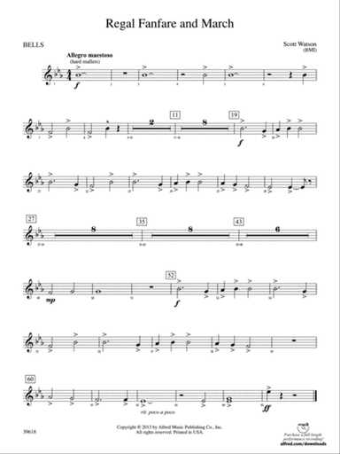 Regal Fanfare and March: Bells
