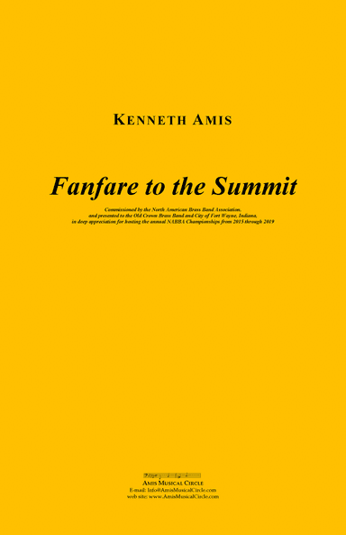 Fanfare to the Summit - CONDUCTOR'S SCORE ONLY