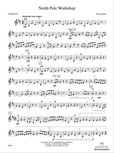 North Pole Workshop: 2nd Violin