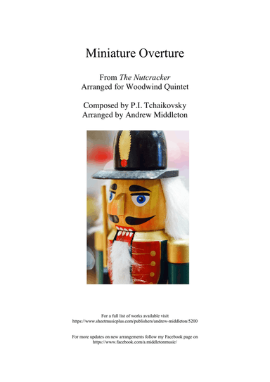 Miniature Overture from The Nutcracker Suite arranged for Woodwind Quintet