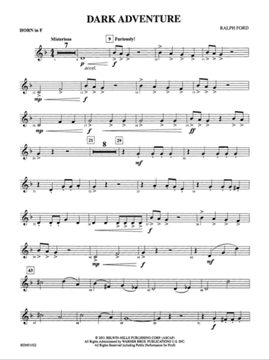 Dark Adventure: 1st F Horn