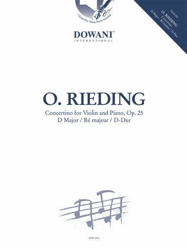 Rieding – Concertino for Violin and Piano in D Major, Op. 25