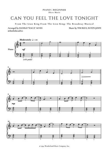 Can You Feel The Love Tonight