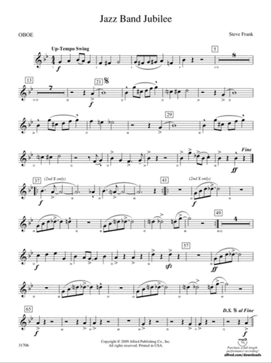 Jazz Band Jubilee: Oboe