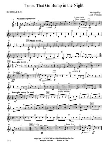 Tunes That Go Bump in the Night: Baritone T.C.