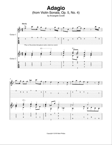 Adagio (from Violin Sonata in F Major, Op. 5, No. 4)