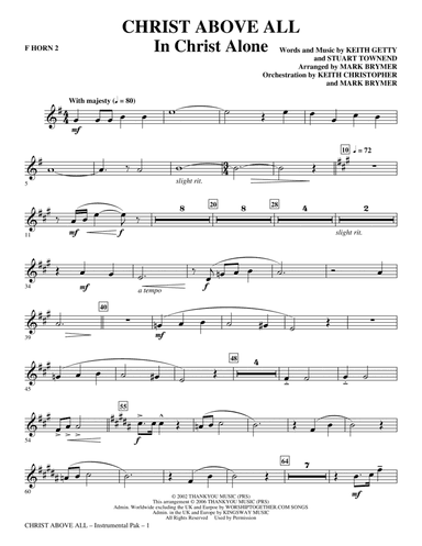 Christ Above All - F Horn 2
