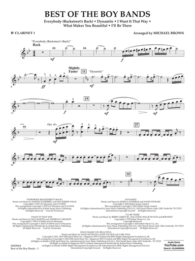 Best Of The Boy Bands - Bb Clarinet 1