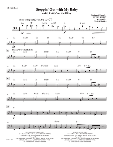 Steppin' Out With My Baby (with "Puttin' On The Ritz") - Bass