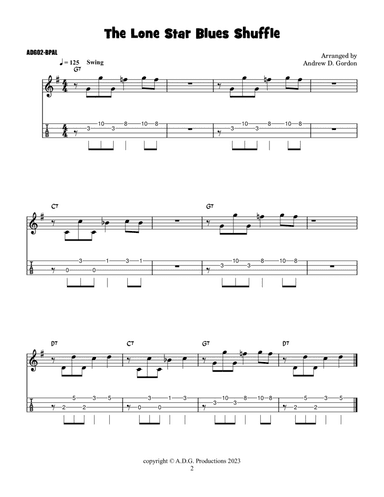 The Lone Star Blues Shuffle