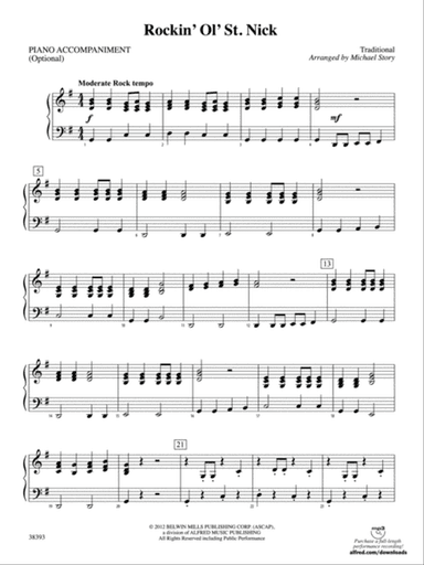 Rockin' Ol' St. Nick: Piano Accompaniment