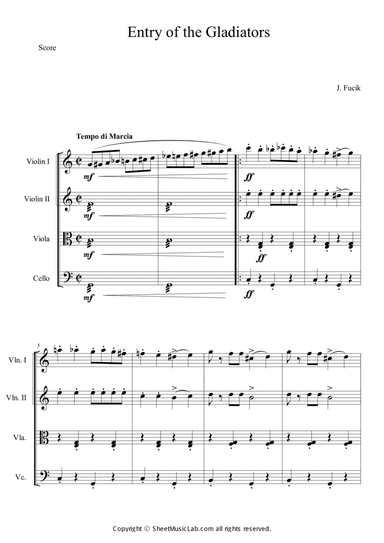 Entry of the Gladiators