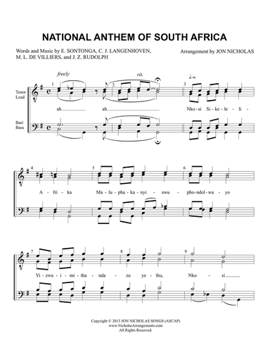 National Anthem Of South Africa