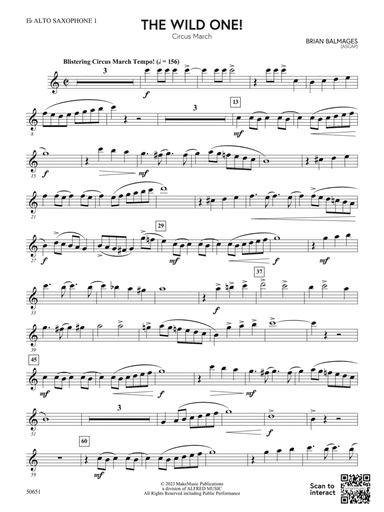 The Wild One!: E-flat Alto Saxophone