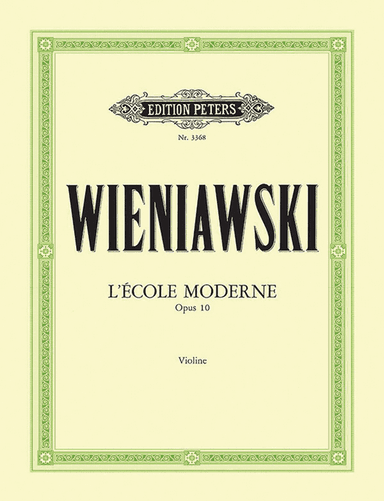 L'École moderne Op. 10 -- Études-Caprices for Violin