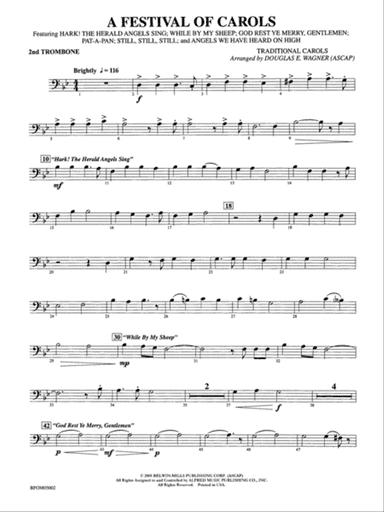 A Festival of Carols: 2nd Trombone