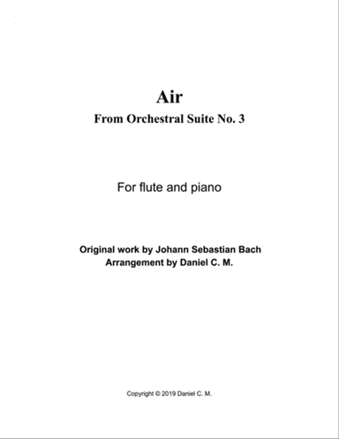 Air for flute and piano (simplified)