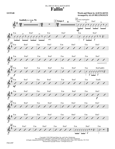 Fallin' (arr. Alan Billingsley) - Guitar