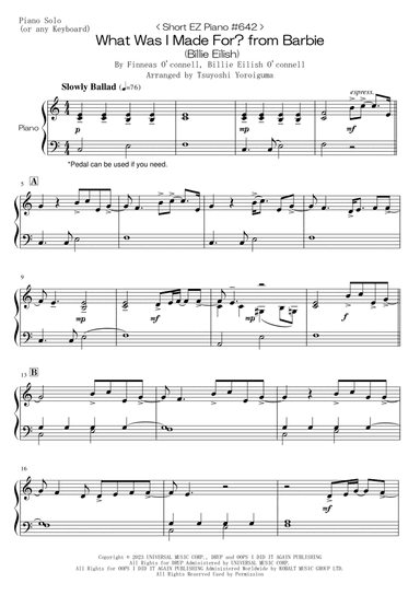 What Was I Made For?