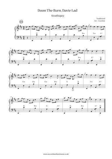 Doon The Burn, Davie Lad