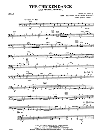 The Chicken Dance: Cello