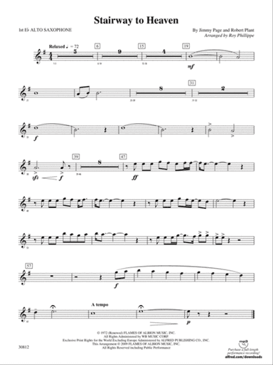 Stairway to Heaven: E-flat Alto Saxophone