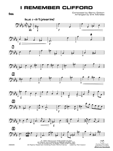 I Remember Clifford: String Bass