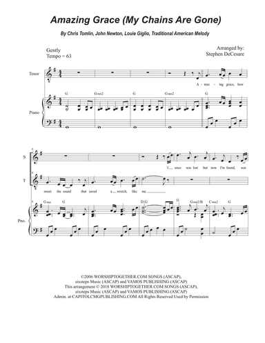 Amazing Grace (my Chains Are Gone)