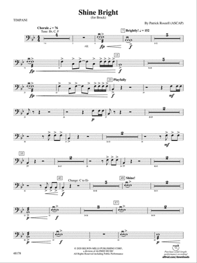 Shine Bright: Timpani