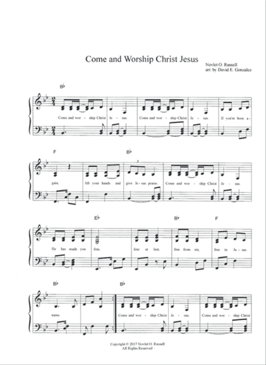 Come and Worship Christ Jesus