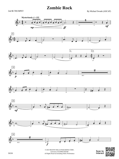 Zombie Rock: 2nd B-flat Trumpet